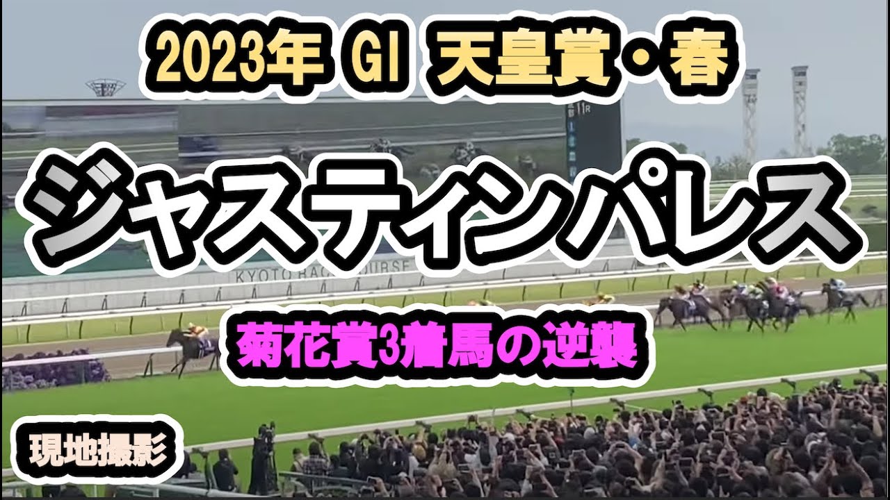 【現地】2023/04/30 G1 天皇賞 春 現地 ジャスティンパレス C.ルメール【京都競馬場】