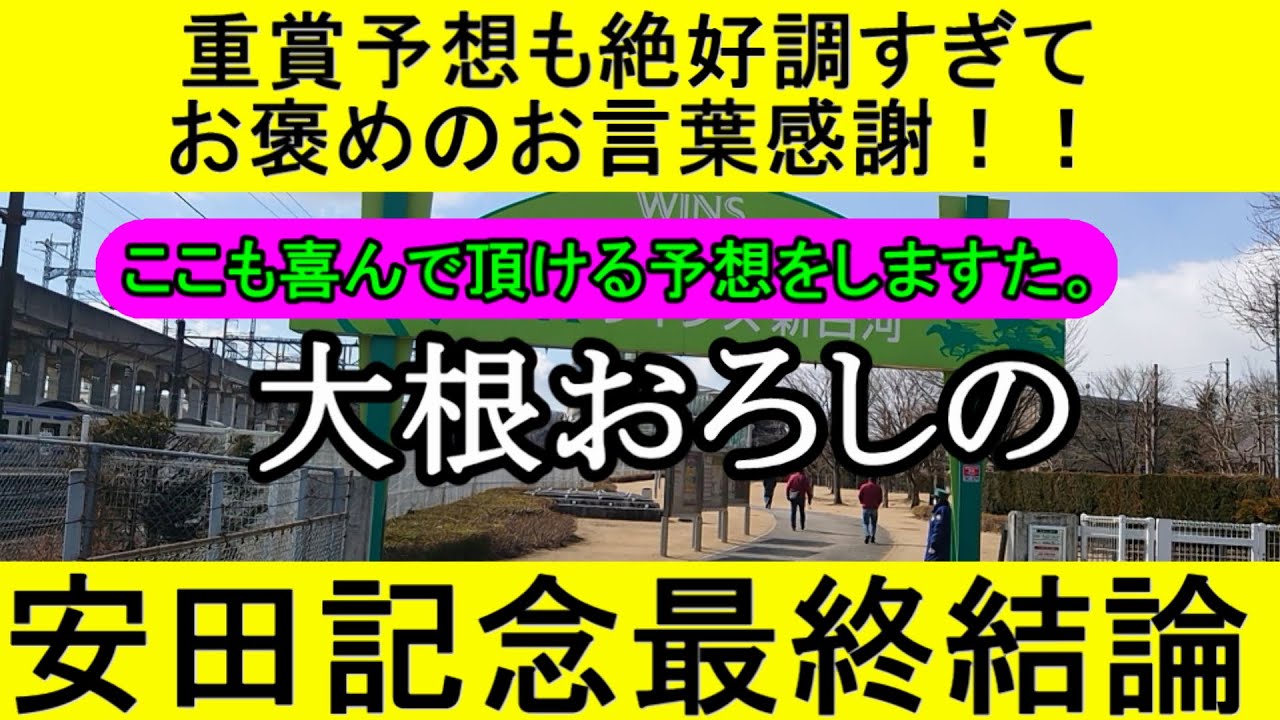 【競馬予想】安田記念2023をデータから徹底予想最終結論【大根おろし】