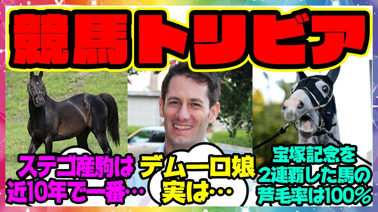 『競馬のトリビアを集めてみた結果が面白すぎる』に対するみんなの反応集 まとめ ウマ娘プリティーダービー レイミン 競馬