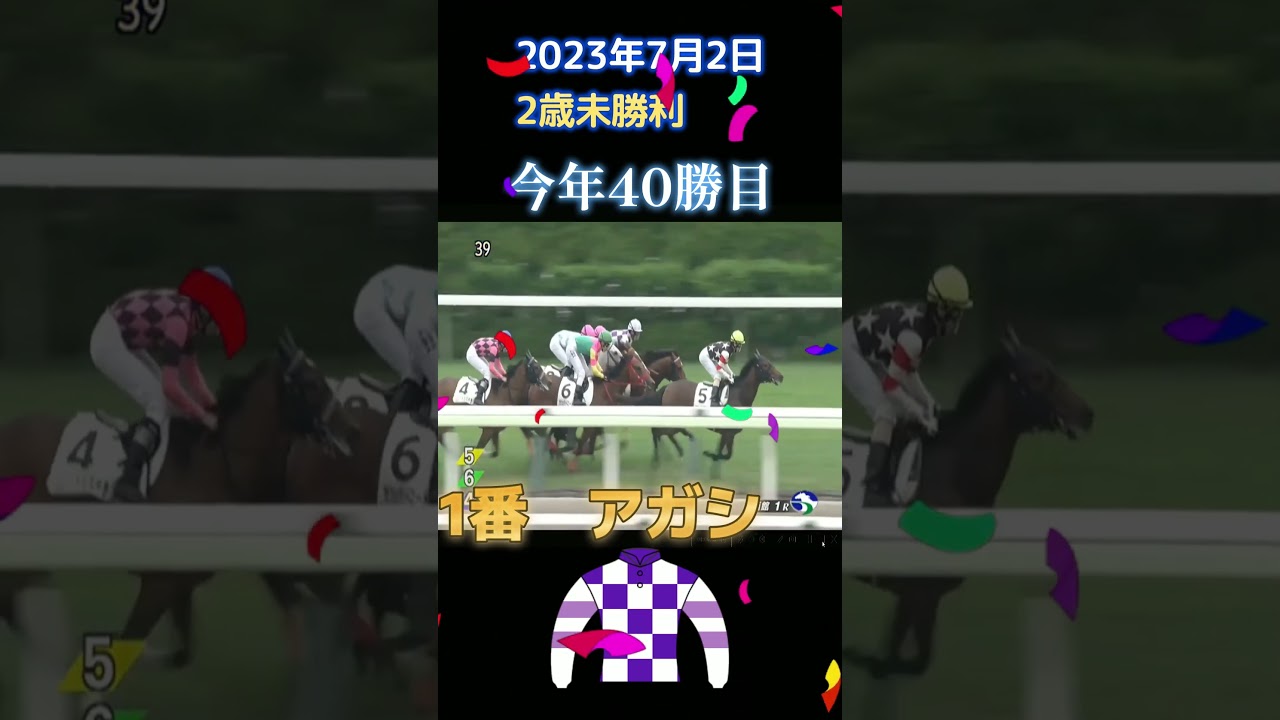 【武豊】最後方からまくり今年40勝目　アガシ　#shorts