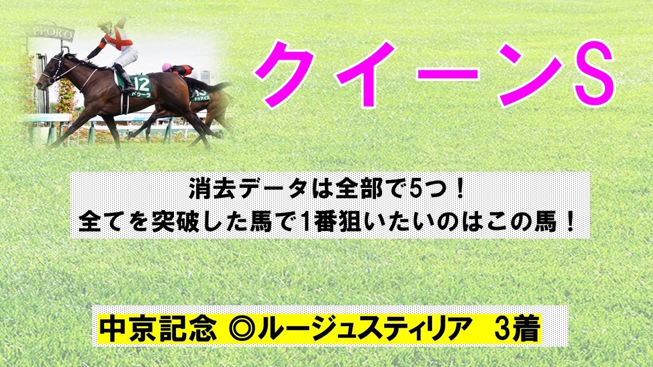【クイーンS 2023 データ予想＋全頭診断】先週本命ルージュスティリア3着