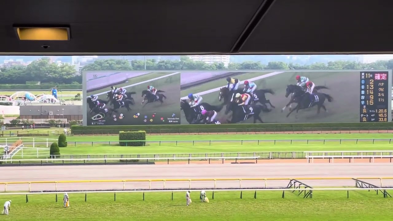 2023.06.25(日)  阪神競馬場11R   宝塚記念（GI)  ノーカットフル編　イクイノックス優勝　東京競馬場現地より