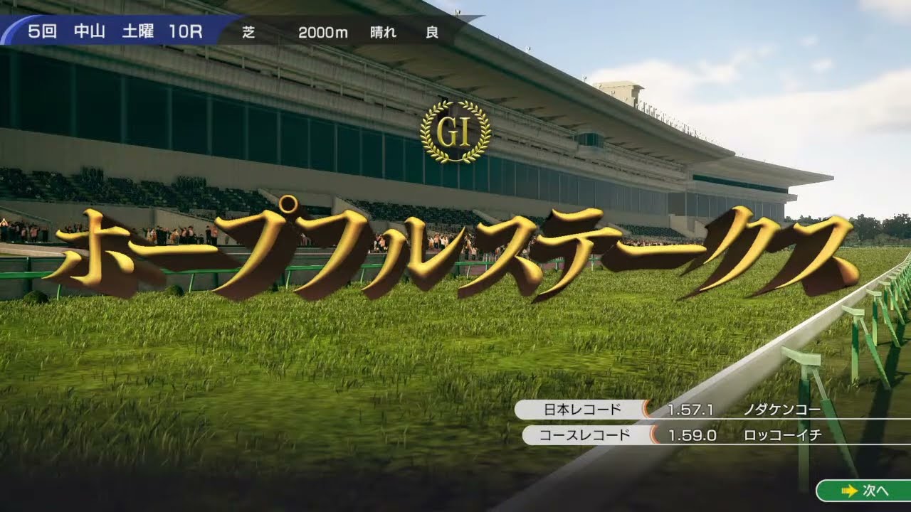 タカニッキチャンス1番人気G1ホープフルステークス挑戦！優勝なるか！？
