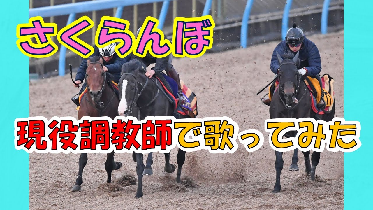 【さくらんぼ】現役調教師で歌ってみた