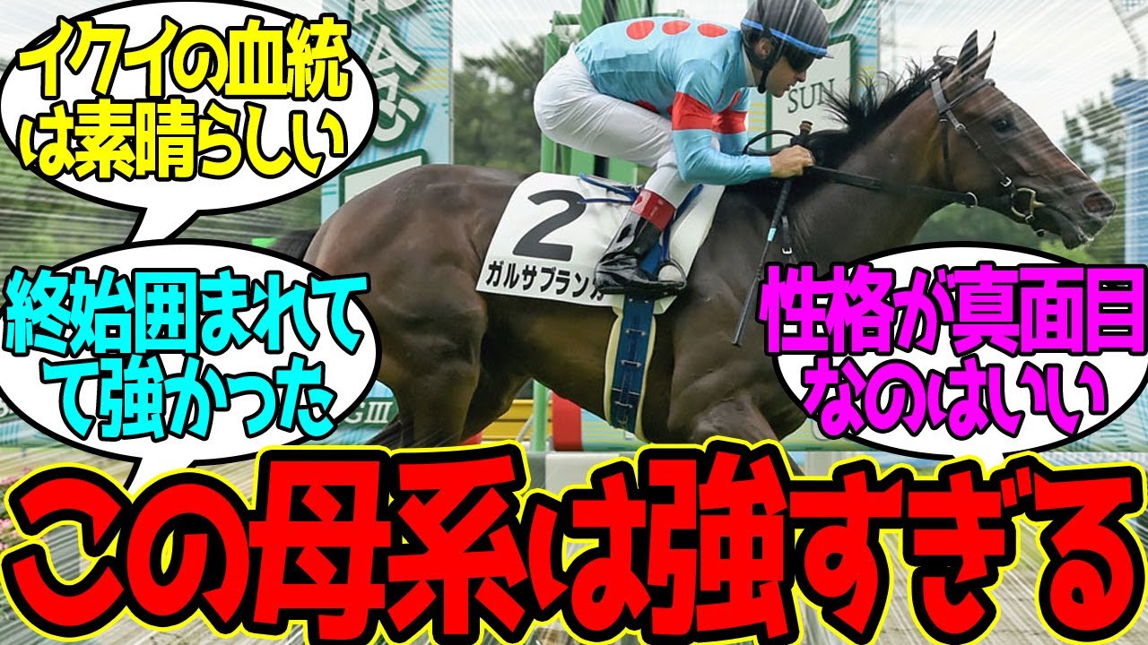 ガルサブランカ強すぎるだろ…に対するみんなの反応！【競馬 の反応集】