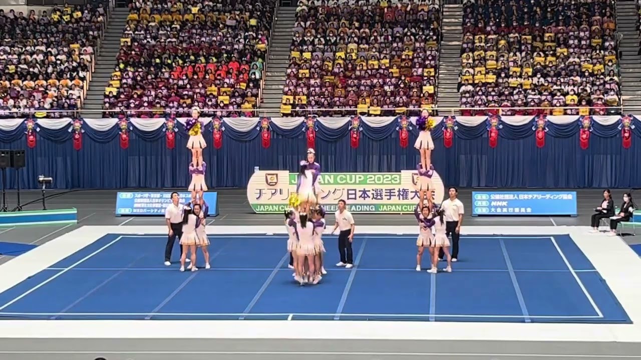JAPAN CUP2023日本選手権大会　決勝DIVISION1高等学校部門 梅花高等学校2位　362.0点