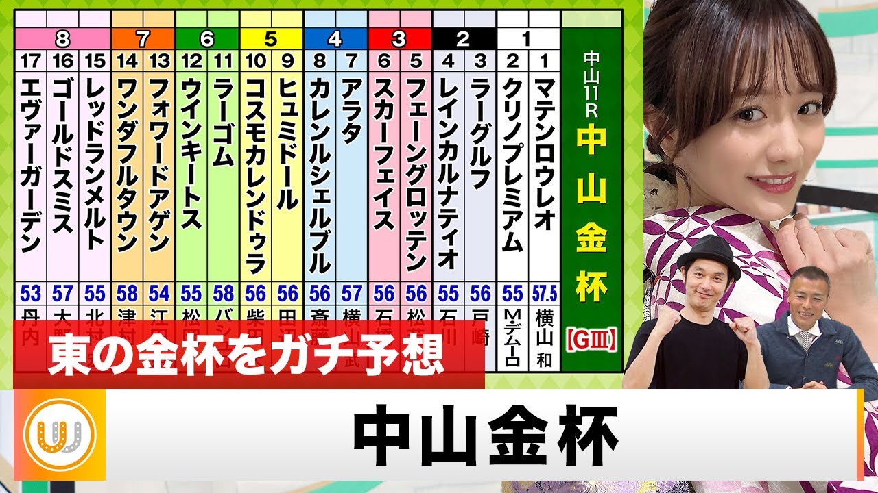 【中山金杯】東の金杯をガチ予想『キャプテン渡辺の自腹で目指せ100万円！』森香澄＆虎石晃