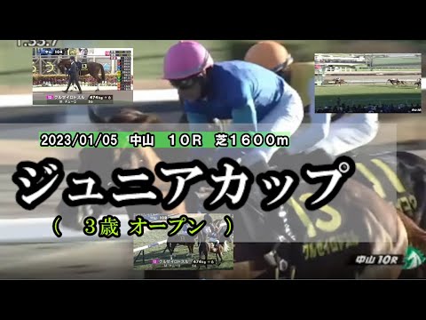 2023/01/05【パドック返し馬つき】中山10R　ジュニアカップ（３歳オープン）　　☆クルゼイロドスル　ファインニードル　　＃レースは13分ころから