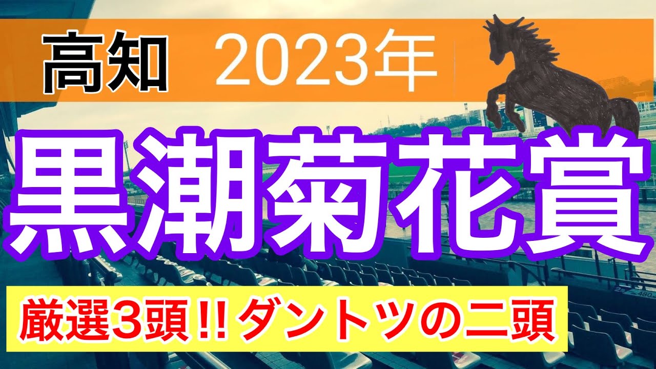 【黒潮菊花賞2023】地方競馬　偉業達成を見逃すな