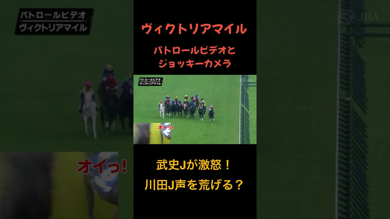 ヴィクトリアのレーン騎手の斜行比較映像 #競馬 #ソダシ #レーン
