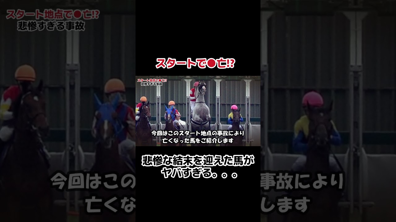 【閲覧注意】スタートで死亡！？悲惨な結末を迎えた馬がヤバすぎる。。。#競馬 #ウマ娘