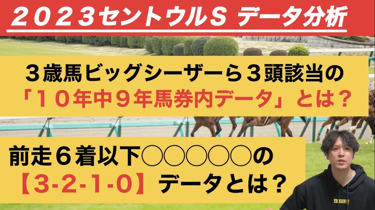 【2023セントウルＳデータ分析】スプリンターズＳの前哨戦。アグリとジャングロの高好走率データとは？