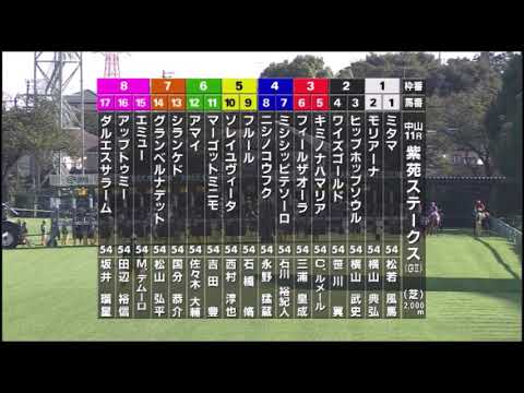 【第８回 紫苑ステークス〈秋華賞トライアル〉】R5.9/9 （ＧⅡ／中山・芝2000ｍ）