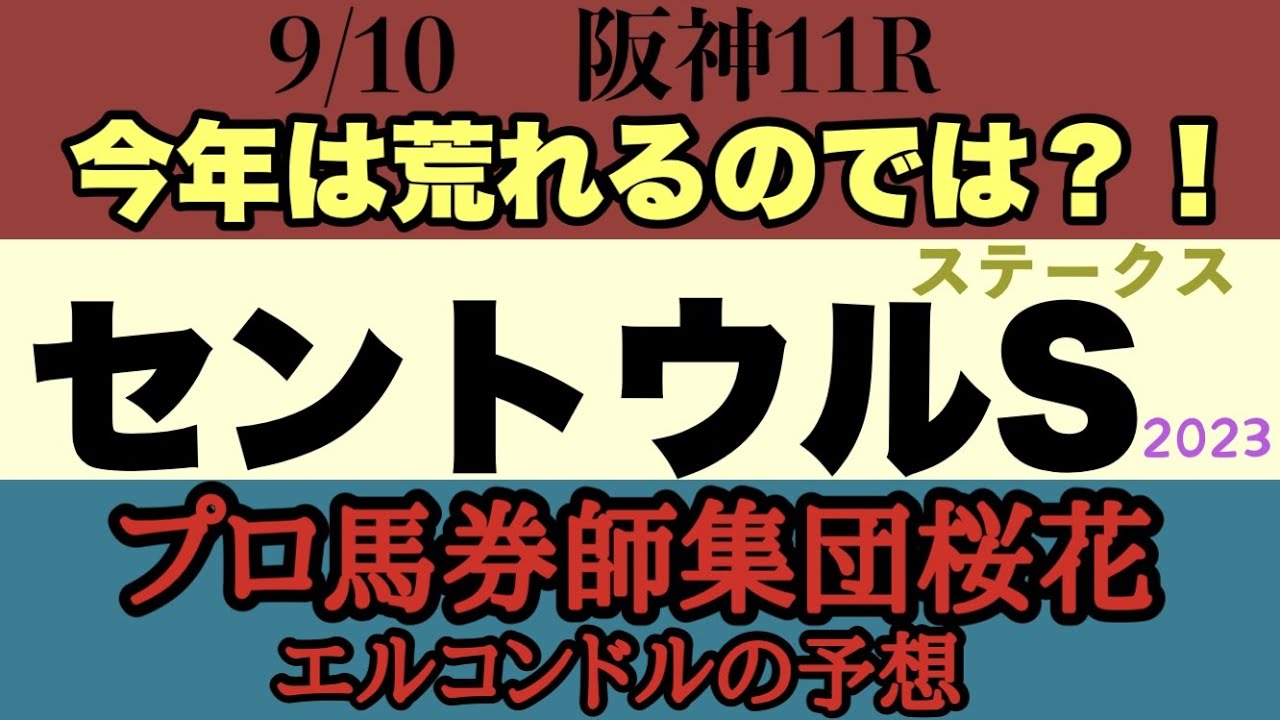 プロ馬券師集団桜花エルコンドル氏のセントウルステークス2023予想！！今年の出走馬は例年に比べると実績も実力も抜けた馬はいないのでは？！力が拮抗しているのであれば今年は荒れるのでは！