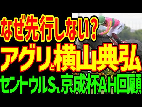 【何だその騎乗は！？】横山典弘！ポツンか！？ポツンなのか！？なぜ絶対前有利のセントウルSのアグリを後方待機させたんだ！？とキレる2023年セントウルS、京成杯AH回顧動画【私の競馬論】【競馬ゆっくり】