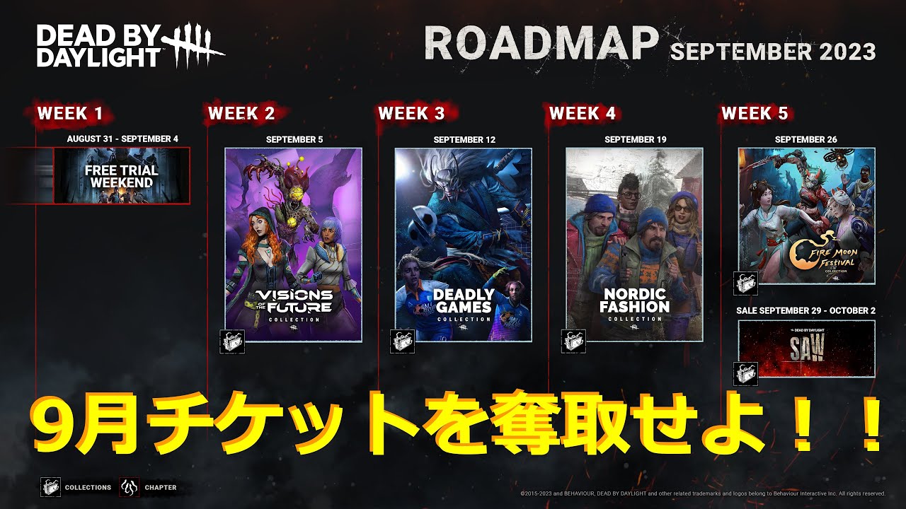 【Dead by Daylight】さあ！貼り付け！9月チケットを奪取せよ！　概要欄確認要  #792