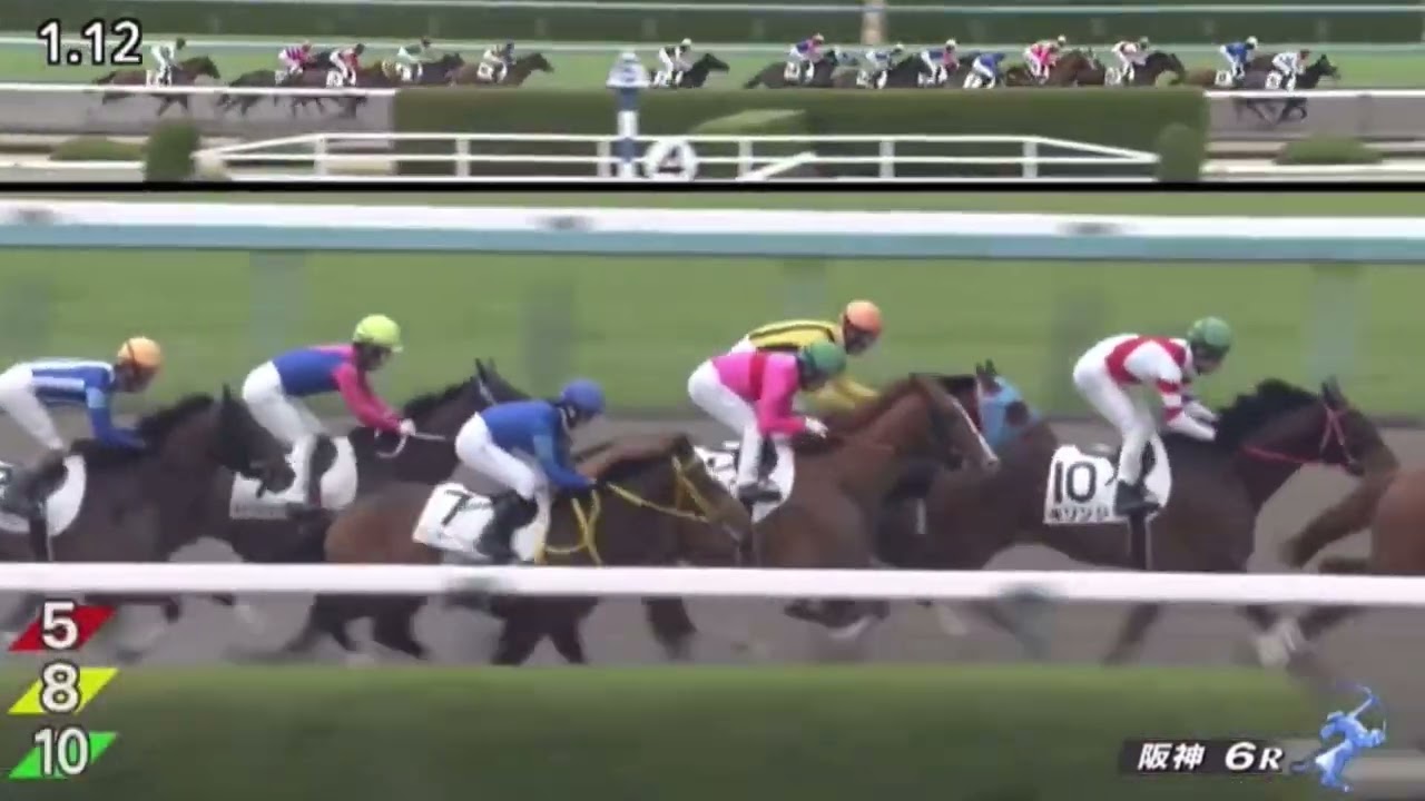 2023年3月18日（土）阪神6R 3歳1勝クラスレース映像【キリンジ】