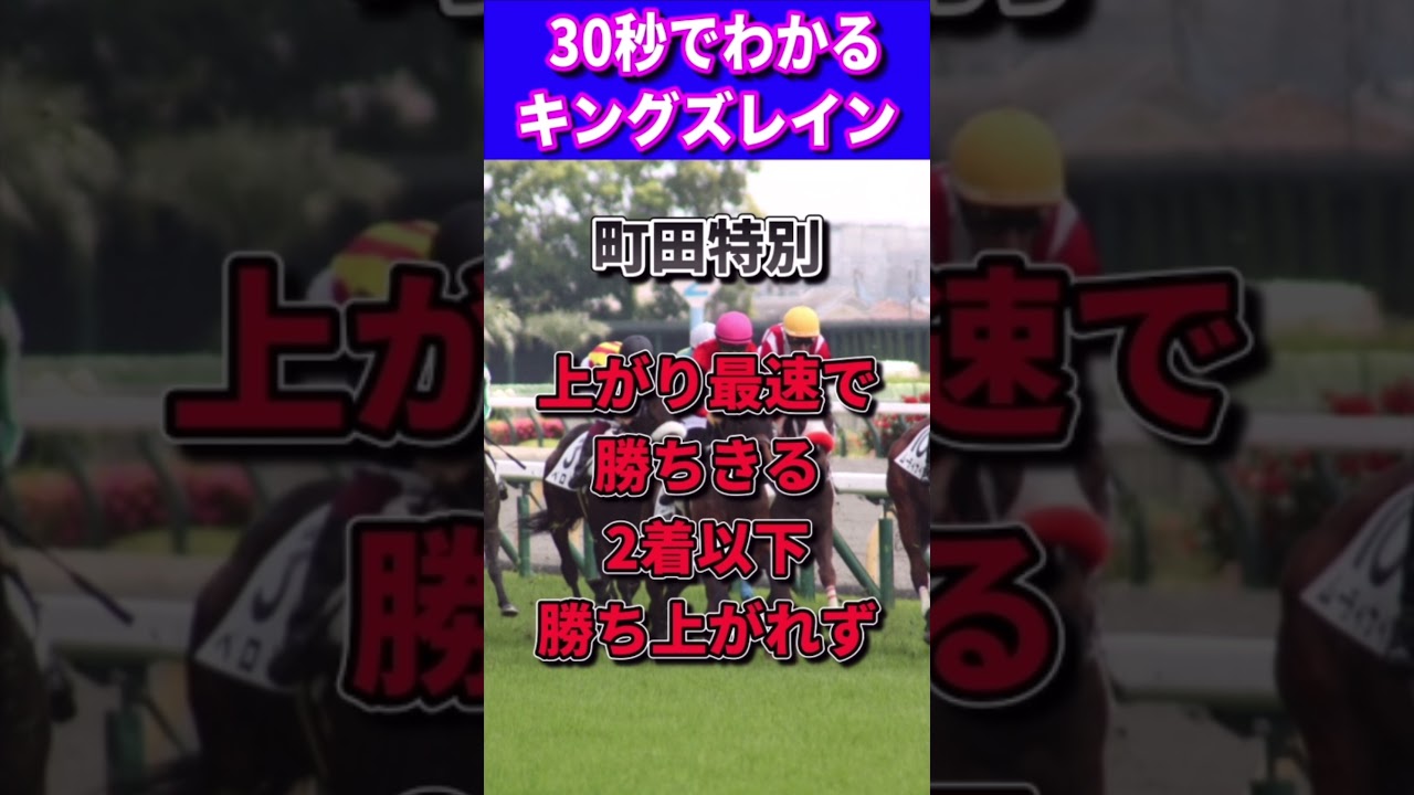 【セントライト記念2023】30秒でわかるキングズレイン