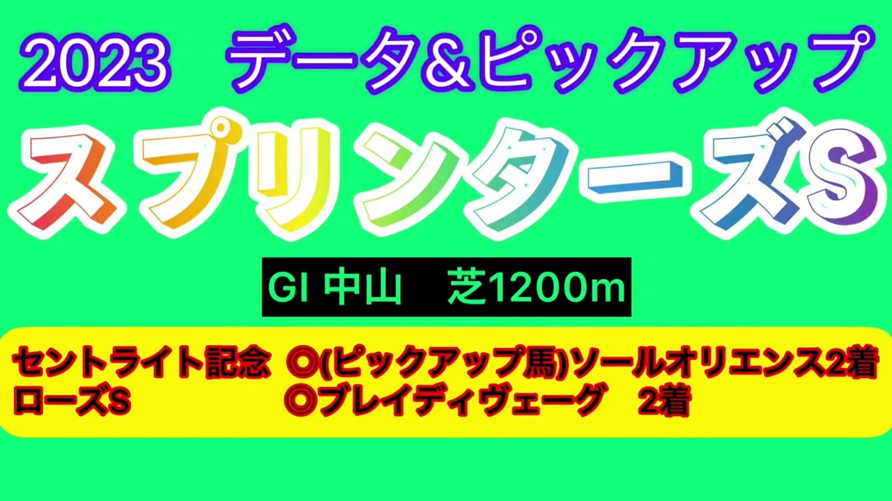 【スプリンターズステークス2023　データ&ピックアップ】過去5年間のデータと各馬の戦績からレースとの相性を独自に数値化！