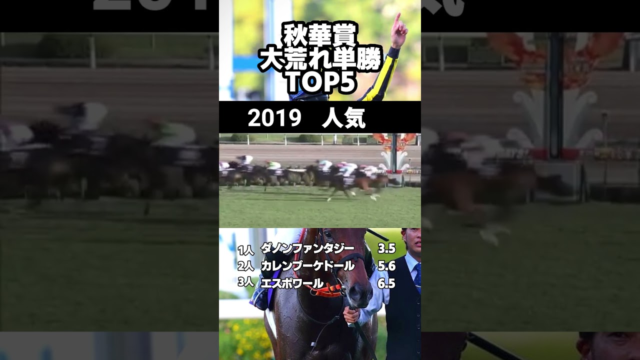 秋華賞　歴代単勝高配当BEST5　過去20年#秋華賞
