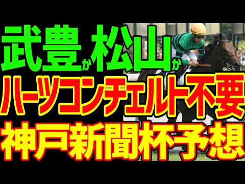 【武豊か松山弘平か】ダービー3着ハーツコンチェルト、皐月賞5着ショウナンバシットの実力は？ファントムシーフとシーズンリッチと比べてどうなの？2023年神戸新聞杯予想動画【私の競馬論】【競馬ゆっくり】