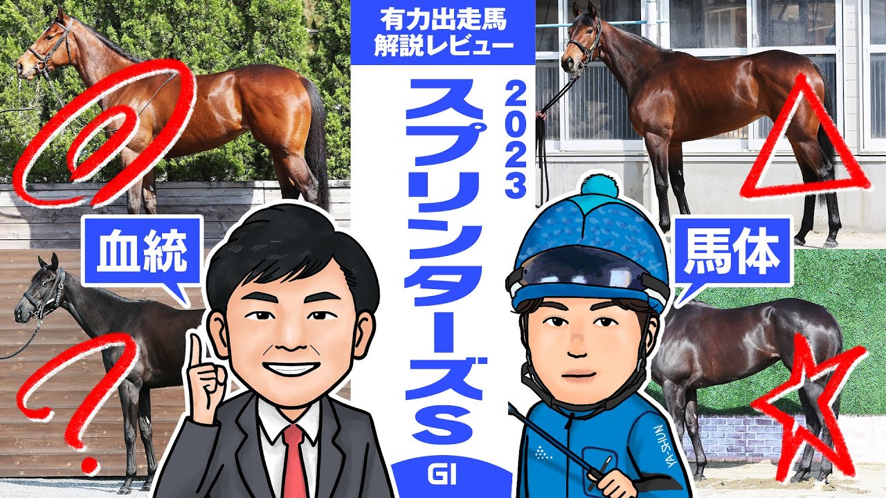 【スプリンターズS 2023】血統傾向から前走シンガリ負けの爆穴馬が浮上！？秋のGⅠシリーズ初戦、短距離王者決定戦を展望！馬体vs血統 有力出走馬解説レビュー【競馬 予想】