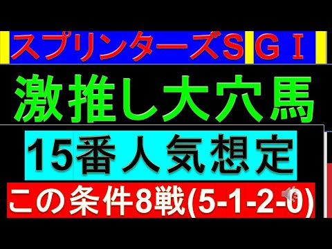 2023年 スプリンターズステークス 大穴ならこの馬【予想】