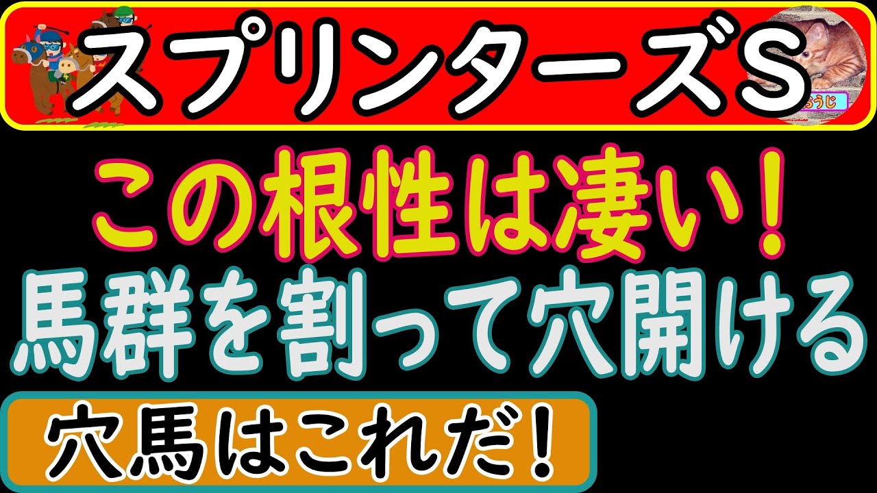 スプリンターズステークス2023年の穴馬予想!展開が向けばこの根性が炸裂だ！