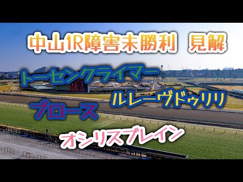 9/9 【競馬障害レース】中山1R障害未勝利 見解