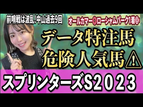 【スプリンターS2023】データ注目馬と危険人気馬!秋のG１も波乱の幕開けか!?