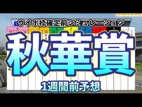 【秋華賞2023】【1週間前サブVer.】ウイポ枠確定前シミュレーション リバティアイランド ハーパー マスクトディーヴァ モリアーナ ヒップホップソウル #107