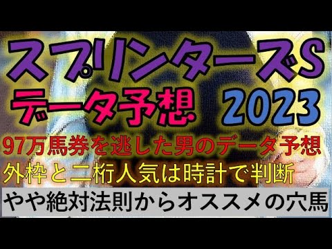 スプリンターズステークス　データ予想2023