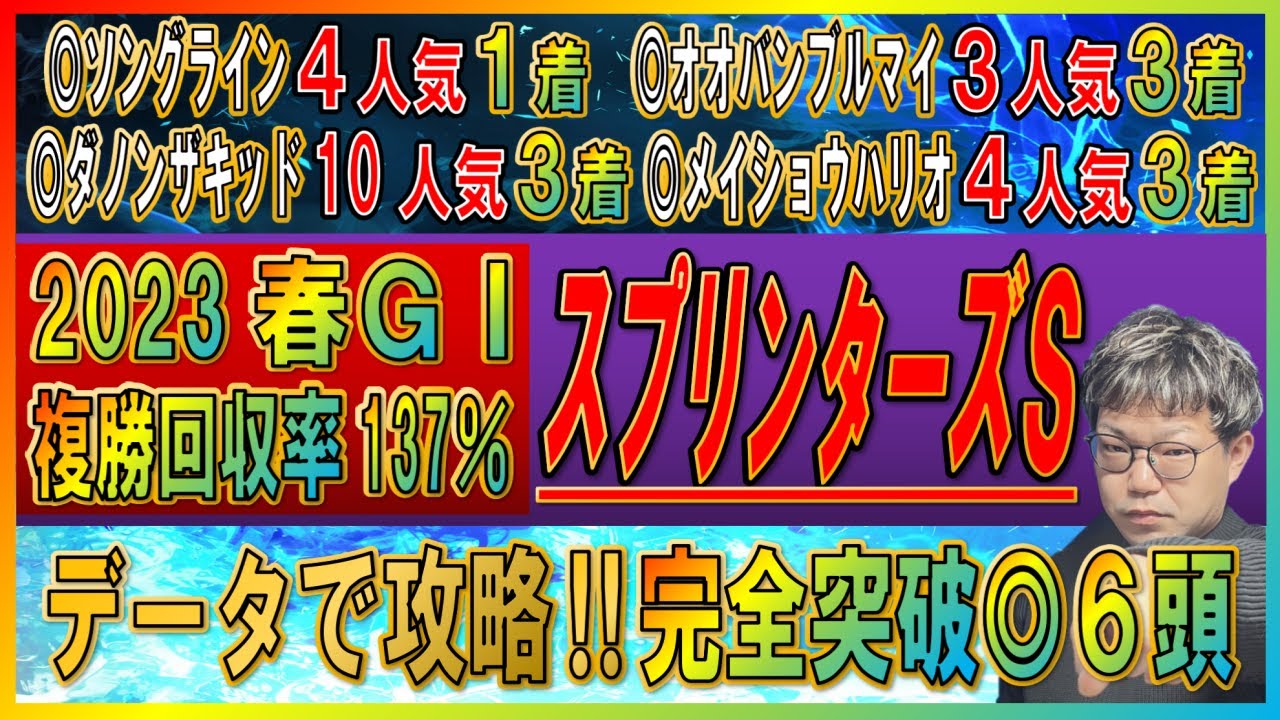 スプリンターズステークス2023【予想】G1男が再び立ち上がる？！データから共通点を考察！完全クリアは穴馬含む6頭！！ナムラクレア・アグリ・ママコチャなど…全頭を徹底診断
