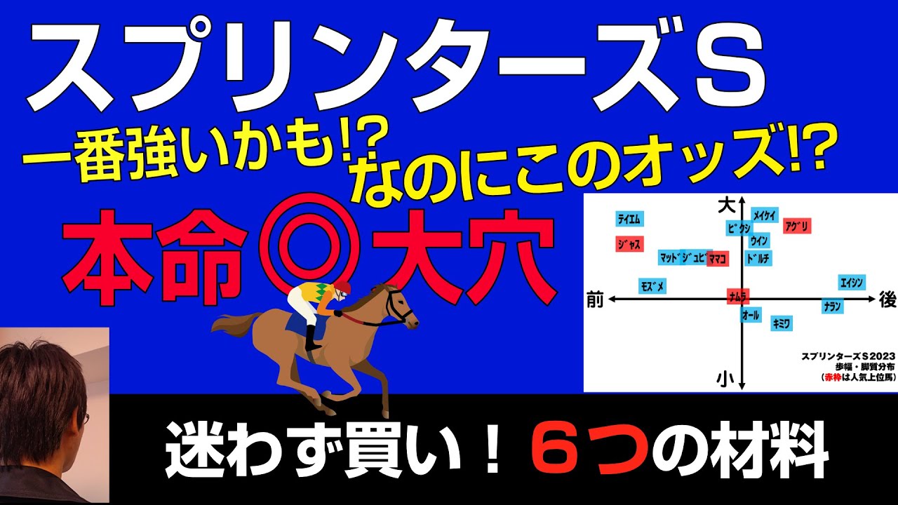 スプリンターズS2023本命は大穴！迷わず買いたい６つの材料