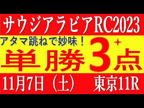 サウジアラビアロイヤルカップ2023（競馬予想）⚠️アタマ跳ねで妙味！単勝3点！