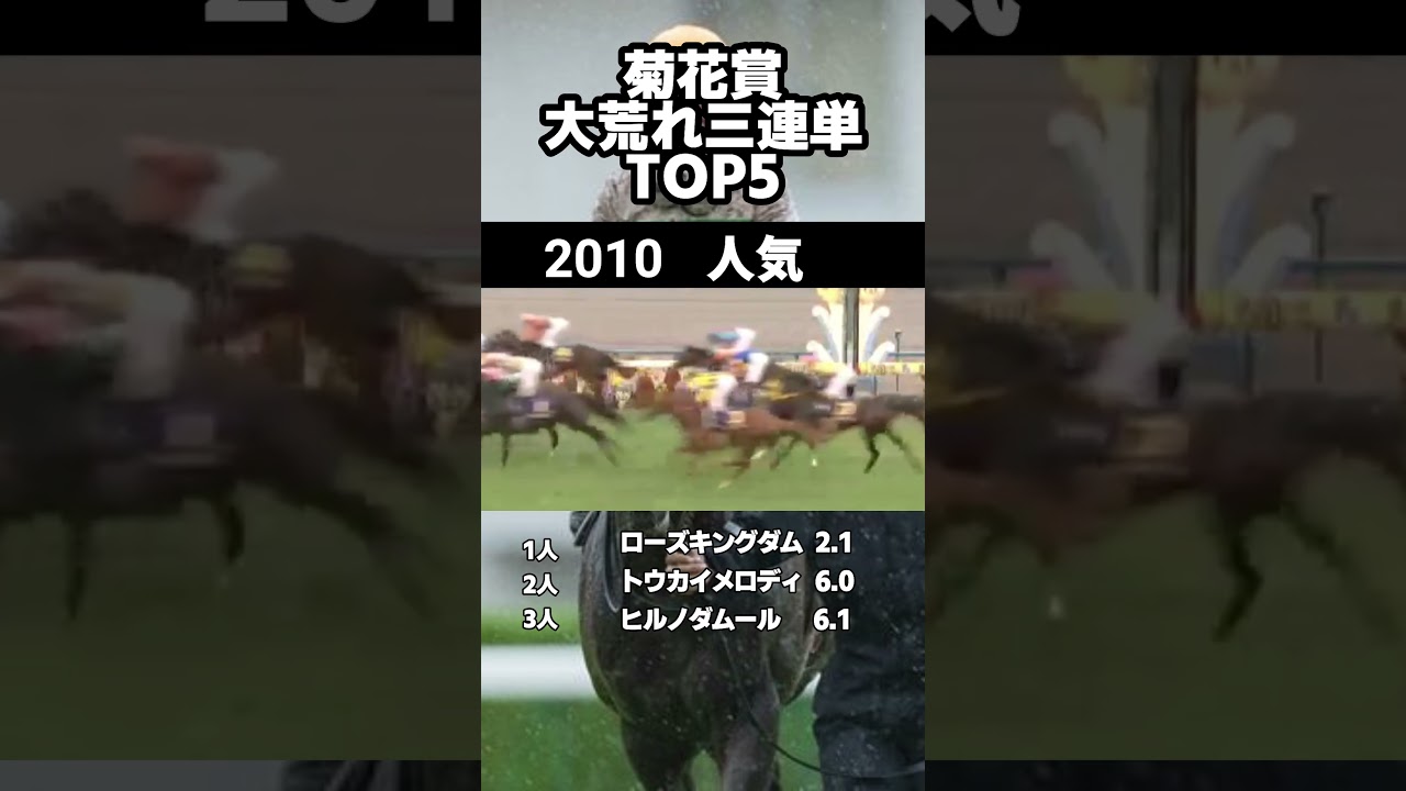 菊花賞3連単の過去20年の高配当BEST5 #菊花賞