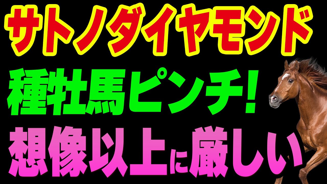 サトノダイヤモンドが種牡馬継続ピンチ!?一頭の大物に全ての望みを託す