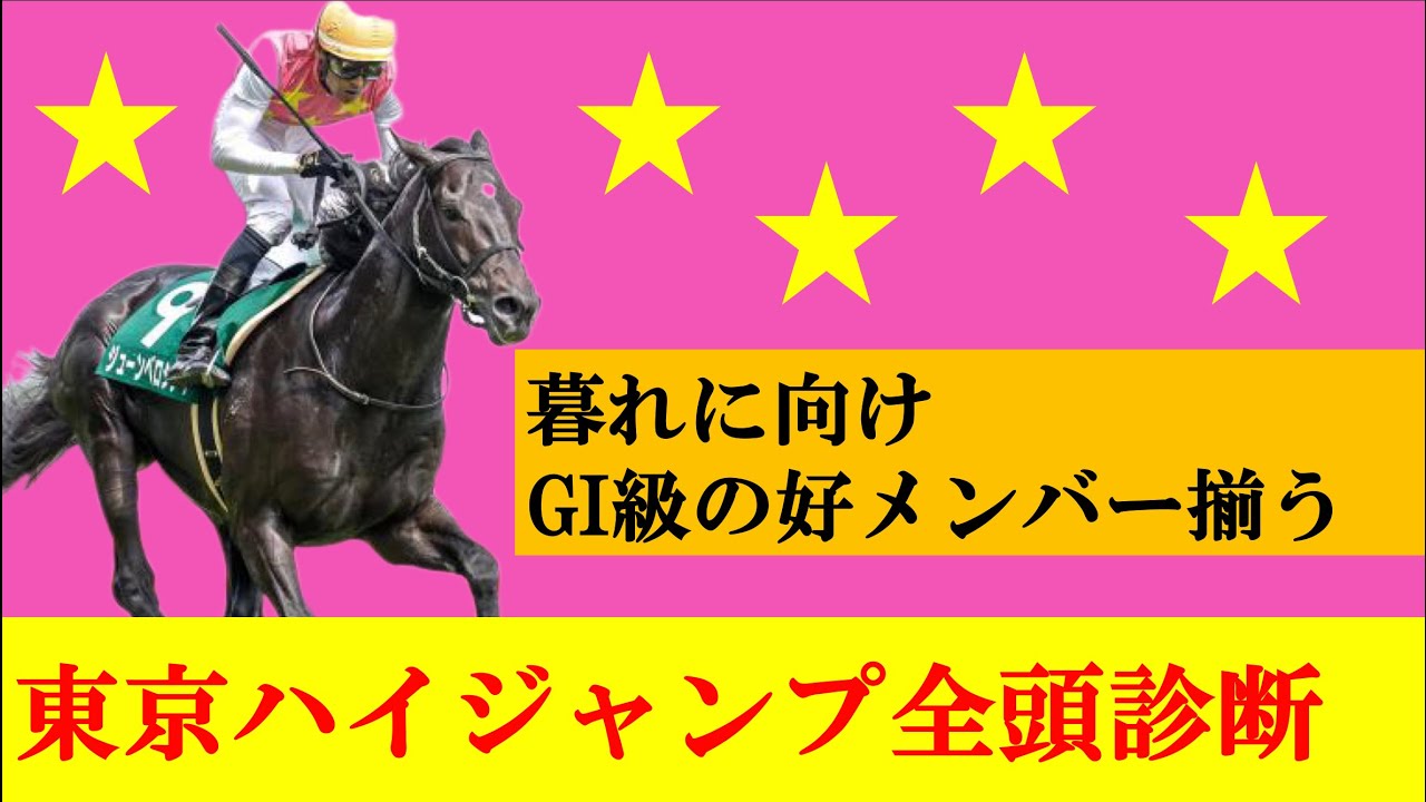 【東京ハイジャンプ2023 全頭診断】中山大障害に向け、GI級の好メンバーが勢揃い！！ここを勝って年末に弾みをつけるのは！？徹底全頭診断！！