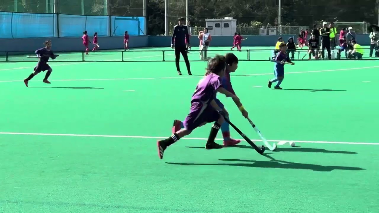 🏑Jr.ホッケーチャンピオンズカップ　今三レインボーvs大室ブルーインパレス