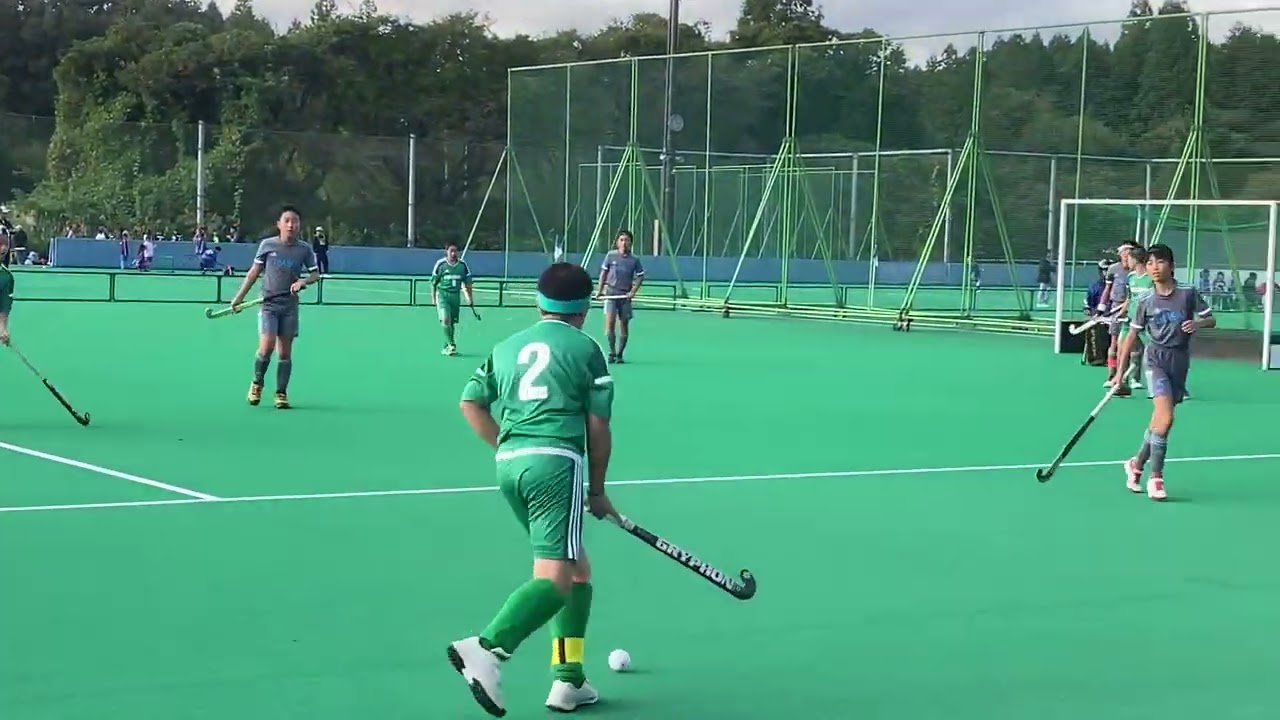 🏑ジュニアホッケーチャンピオンズカップ　決勝戦　今三フィールドファイターズvs南原グリーンモンキーズ　前半戦