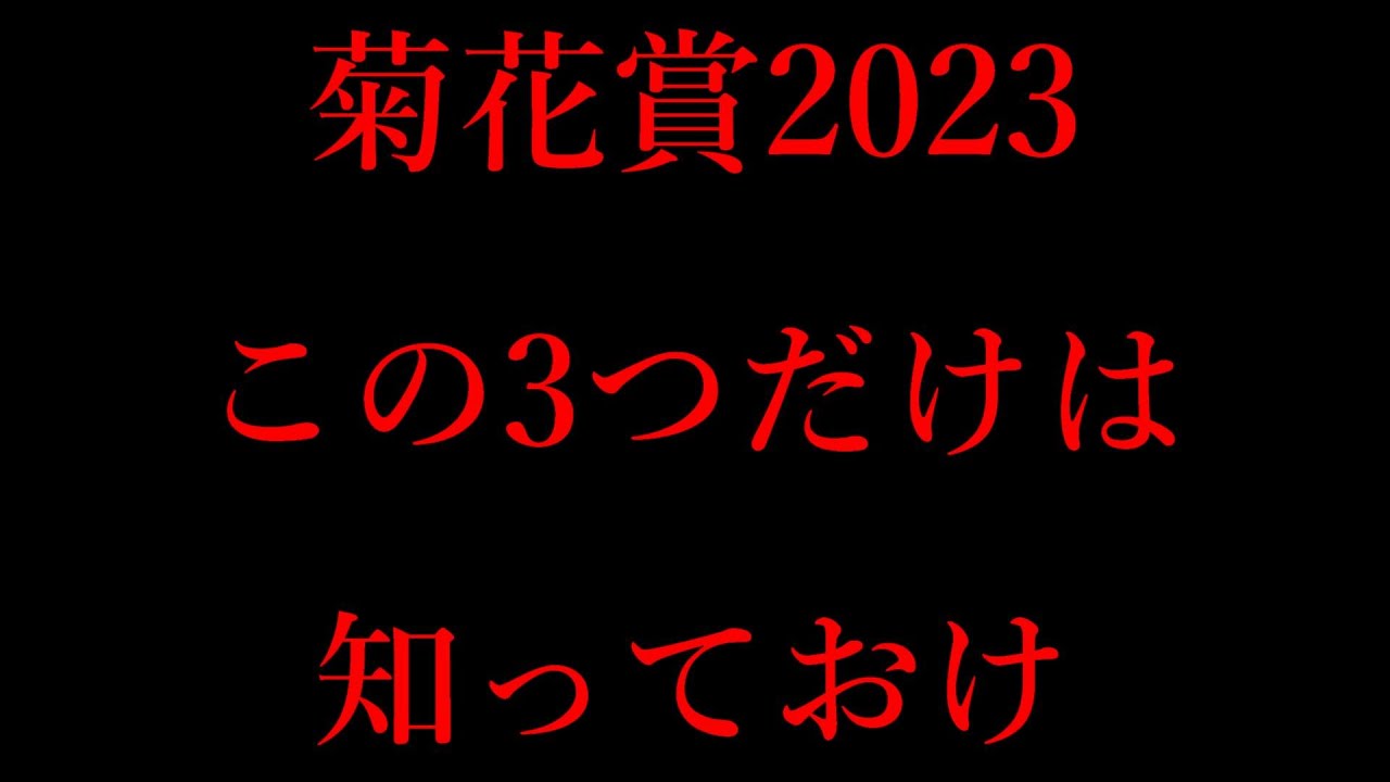 菊花賞2023展開的に知ってほしい3つのポイント！上がり最速馬が好成績で傾向は顕著！？【菊花賞2023】