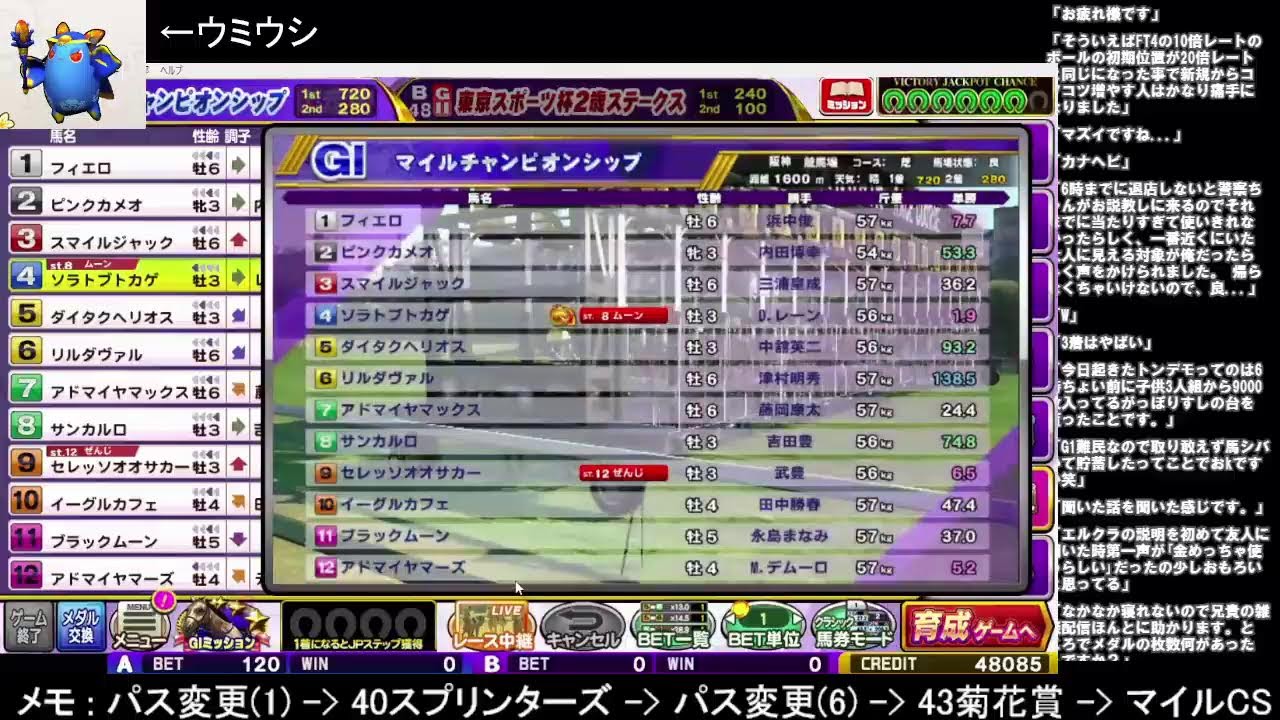 【コナステメダルゲーム】馬の世話は大変