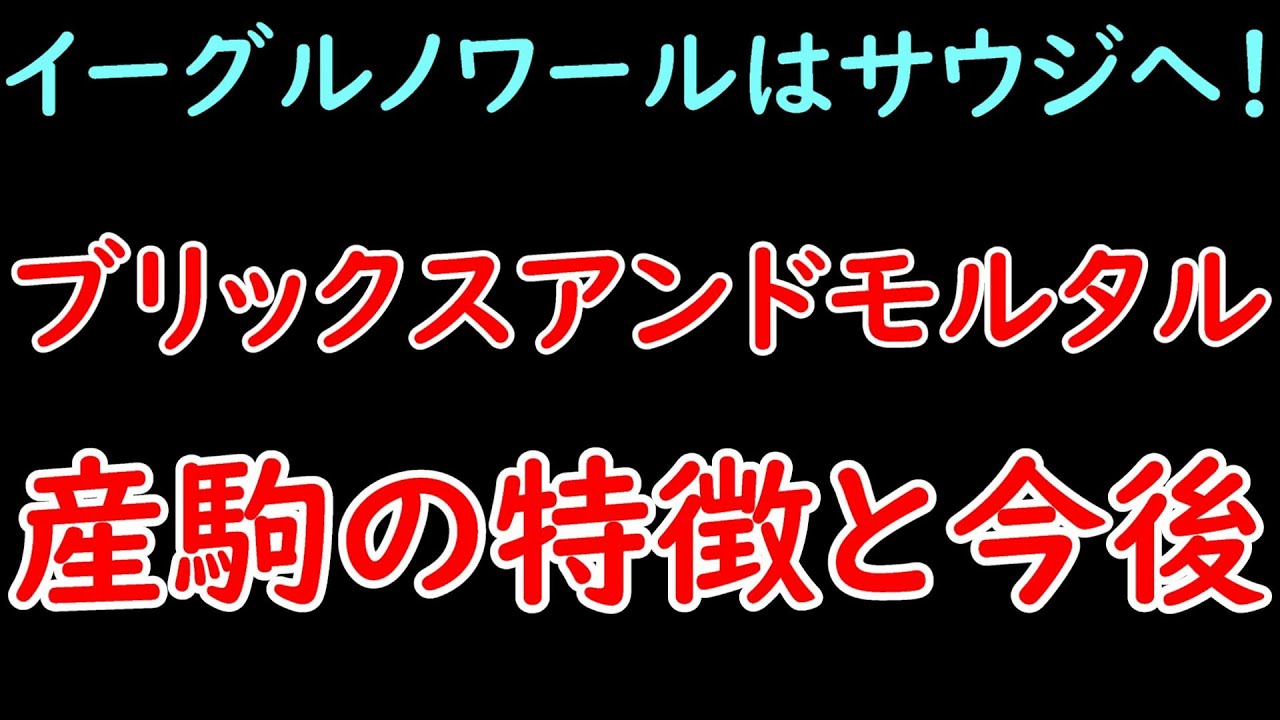 ブリックスアンドモルタル産駒の特徴と今後！イーグルノワールはプラタナス賞Vからサウジへ！【POG23-24】
