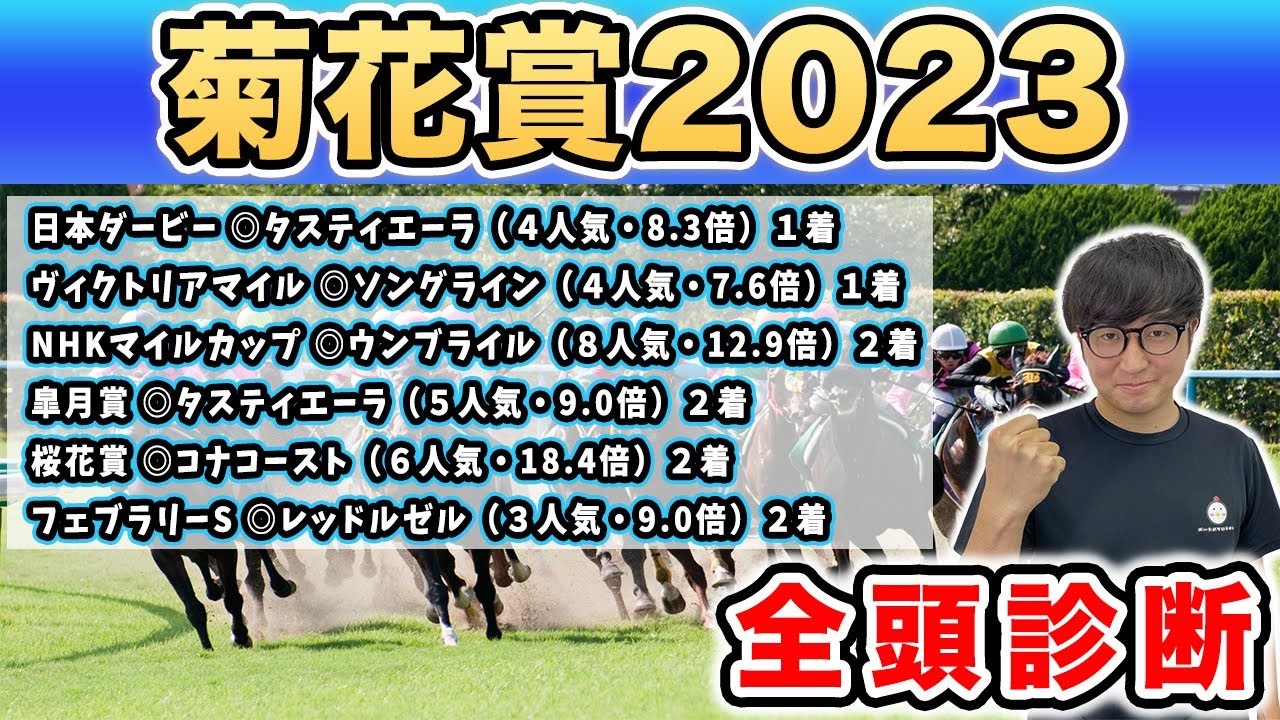【菊花賞2023全頭診断】マジで読めちゃいました。