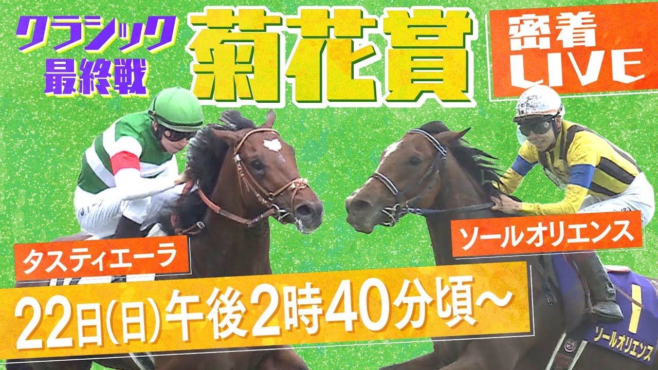 【密着LIVE配信】23年ぶりに三冠最終戦で激突！皐月賞馬vsダービー馬に密着＜菊花賞2023＞