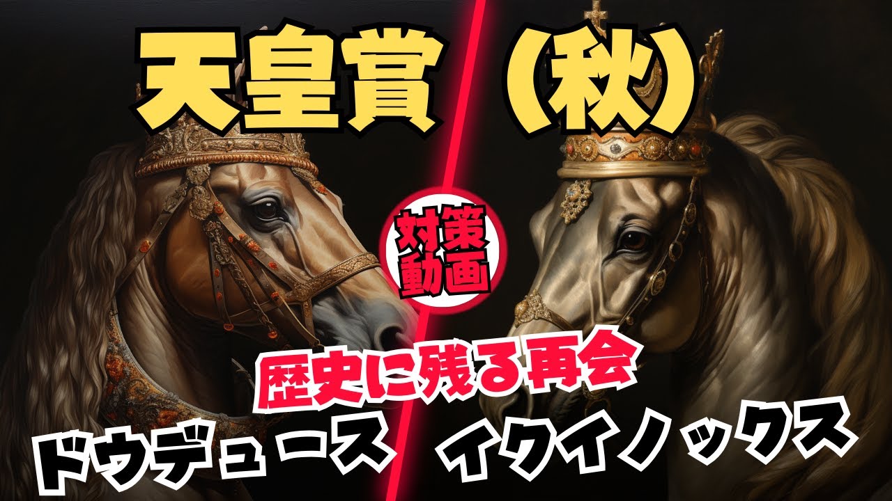 【天皇賞秋2023　対策データ】(東京芝2000mの攻略)イクイノックスとドウデュースの再会に今年最大の名勝負の予感・プログノーシス＆中内田厩舎の日曜坂路が「らしくない」｜追い切りで浮上する伏兵を待つ
