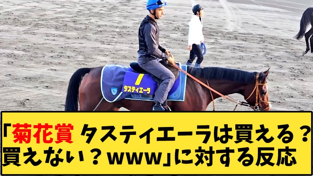 【競馬】「菊花賞 タスティエーラは買える？買えない？ｗｗｗ」に対する反応【反応集】