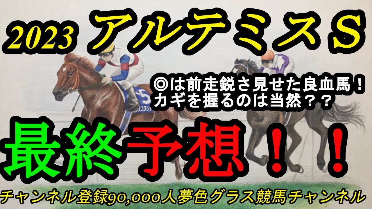 【最終予想】2023アルテミスステークス！◎は前走が無理やり捻じ伏せた！レースのカギを握るのは？