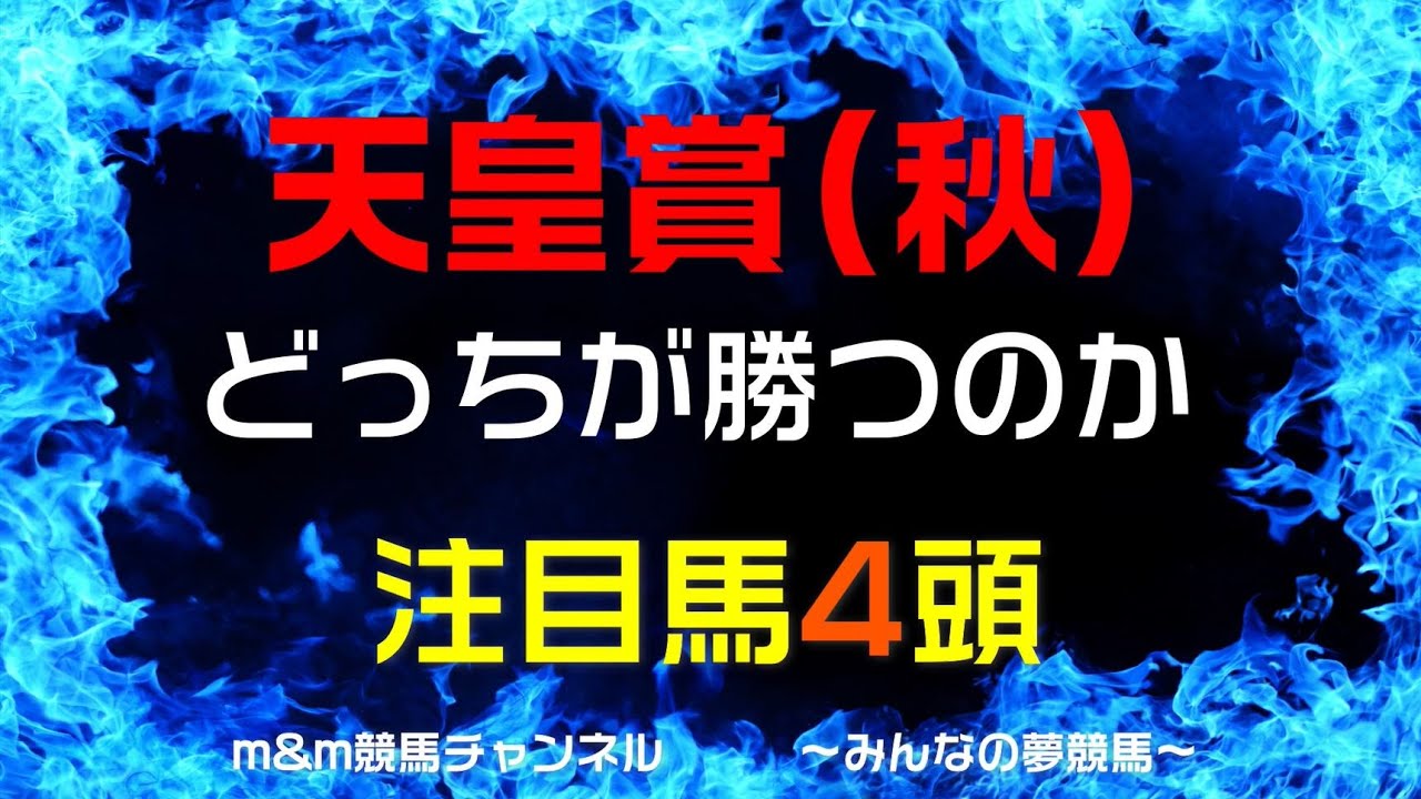 天皇賞(秋) 2023 注目馬4頭紹介　今年も硬いのか