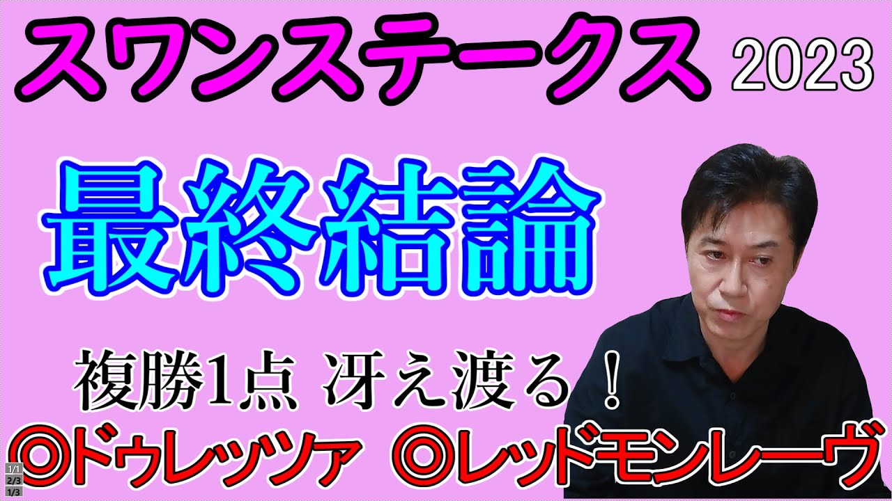 スワンS　最終結論　アルテミスSの結論も発表します！
